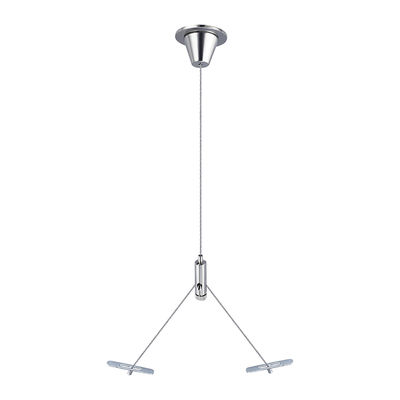 Conjuntos de cables Y de acero inoxidable con agarre para suspensión de iluminación