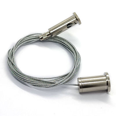 Conjuntos de cables Y de acero inoxidable con agarre para suspensión de iluminación
