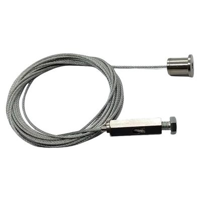 Kit de suspensión de agarre de cable de acero inoxidable para sistemas de iluminación