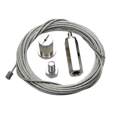 Kit de suspensión de agarre de cable de acero inoxidable para sistemas de iluminación