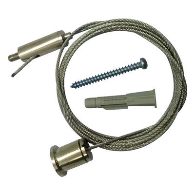 Kit de iluminación de suspensión de cable de acero inoxidable para techo de caída