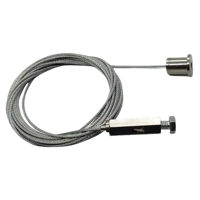 Kit de sistema de iluminación de techo con cable suspendido de acero inoxidable