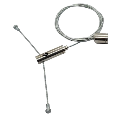 Kit de sistema de iluminación de techo con cable suspendido de acero inoxidable
