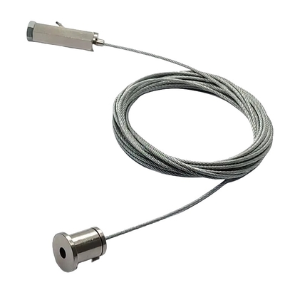 Kit de sistema de iluminación de techo con cable suspendido de acero inoxidable