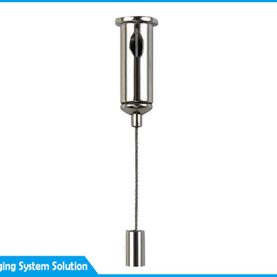 Kit de suspensión para techo de acero inoxidable con cable de acero y pinza para cable