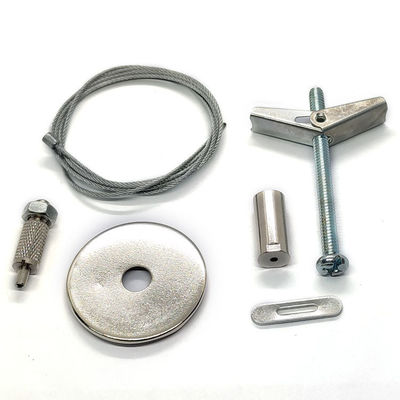 Kit de suspensión de iluminación LED de acero inoxidable para lámparas de panel