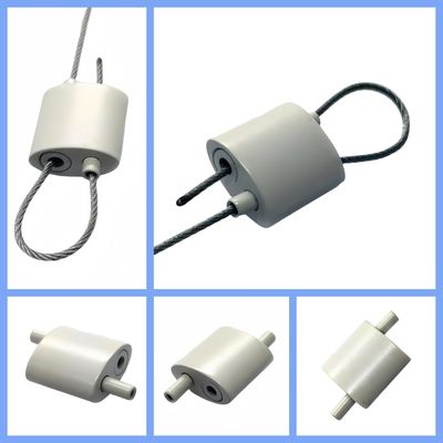 Double Side End Exit Cable Looping Gripper with 15*15*8.5MM Size and 100N Break Load for 0.8-1.0MM Wire Rope