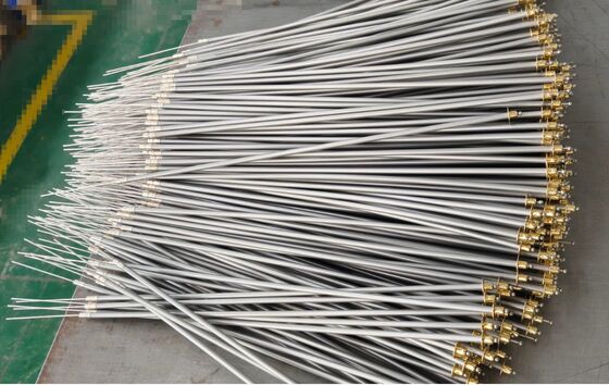 Pvc Coating Steel Luggage Handle Galvanized Steel Long Brake Cable Wire Rope Double Terminal Eye End