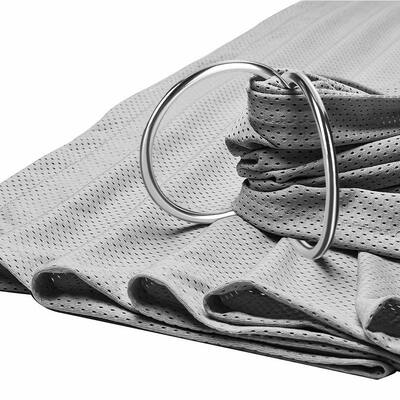 Anillo de eslingas de aluminio de plata personalizable Diámetro interno 3 pulgadas 2 pcs Para portapapeles para bebés