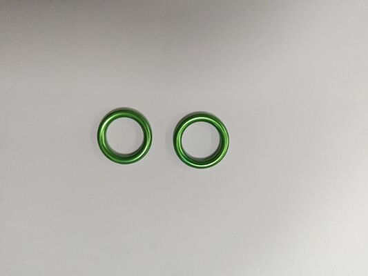 Lightweight Anodizing Finish Green Aluminum Sling Ring For Comfortable Baby Carrier