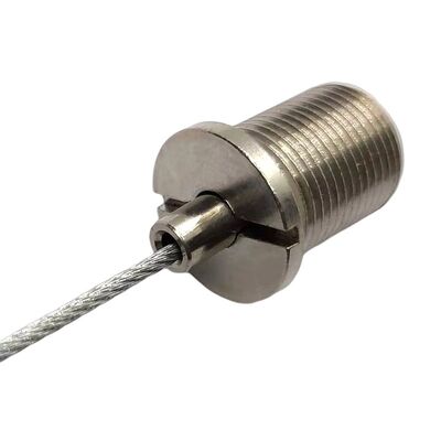 Kit de accesorios para lámpara de gestión de cables, pinza de cable de acero M10, cable colgante