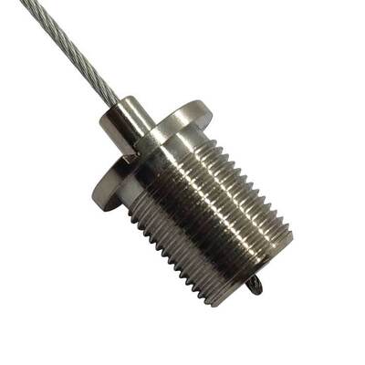 Kit de accesorios para lámpara de gestión de cables, pinza de cable de acero M10, cable colgante