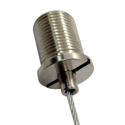 Kit de accesorios para lámpara de gestión de cables, pinza de cable de acero M10, cable colgante