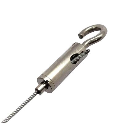 Clip de cable con tornillo Faston 90 grados de alambre de la cuerda de agarre del cable colgador