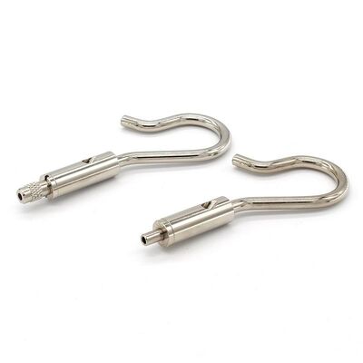 High Quality Brass Cable Gripper Adjustable Suspension Hook Hardware Fitting Ceiling Suspension System Light Sign Hanging Clamp