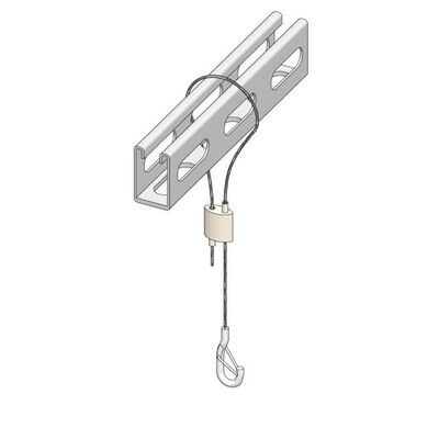 Los equipos de suspensión colgantes de cable de alambre en bucle de dos vías ajustables