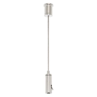 Venta al por mayor directa de fábrica, pinza para cable de acero, herraje para colgar lámparas, accesorio de elevación de seguridad ajustable