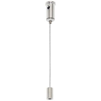 Venta al por mayor directa de fábrica, pinza para cable de acero, herraje para colgar lámparas, accesorio de elevación de seguridad ajustable