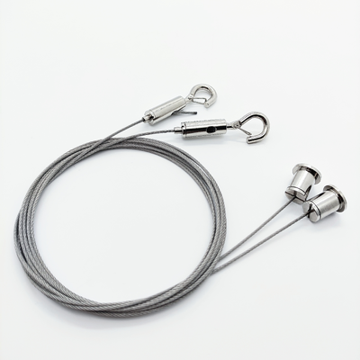 Factory Wholesale LED Panel Light Suspension Lighting Kits Wire Hanging Quickly Adjustable Hook Gripper