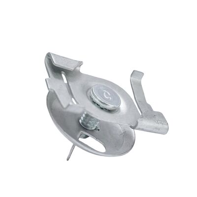 Clip de techo de barra T Clip de acero de resorte para paneles de luz LED Instalación de iluminación de pista en el techo de caída