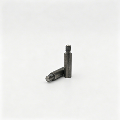 Acero de alta precisión personalizado de cabeza única roscado cilindrico Clevis pin ranura con ranura de fijación industrial cónica
