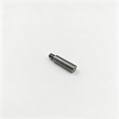 Acero de alta precisión personalizado de cabeza única roscado cilindrico Clevis pin ranura con ranura de fijación industrial cónica