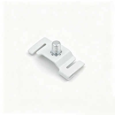 M6 Thread Oblong T Bar Clip Suspensión de latón Accesorio de caída de techo de la pista ligera de cable de cable de cable de cable de gestión