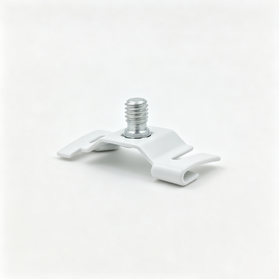 M6 Thread Oblong T Bar Clip Suspensión de latón Accesorio de caída de techo de la pista ligera de cable de cable de cable de cable de gestión