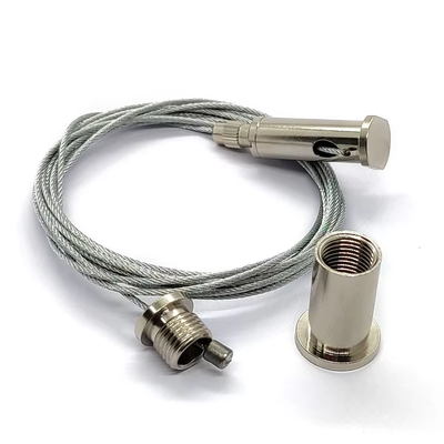 Lámparas LED personalizadas Hardware Iluminación de techo Cables colgantes Agarrador de cable pequeño Accesorio para panel de luz de interior