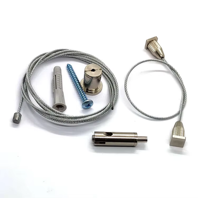 Lámparas LED personalizadas Hardware Iluminación de techo Cables colgantes Agarrador de cable pequeño Accesorio para panel de luz de interior