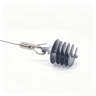 Kit de suspensión metálico ajustable para paneles acústicos, sistema de suspensión, pinza de cable personalizada, gancho, certificado ISO9001, acabado superficial personalizado