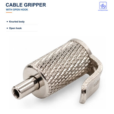 Cable Gripper with Hook for Lighting and Display Suspension
