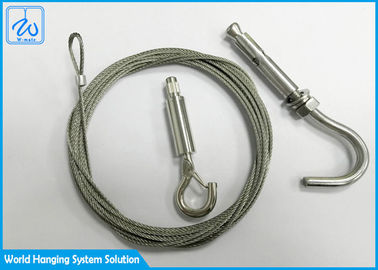 Equipo colgante de colocación de la suspensión del alambre del extremo de la cuerda de alambre de los aviones con el agarrador del cable de gancho