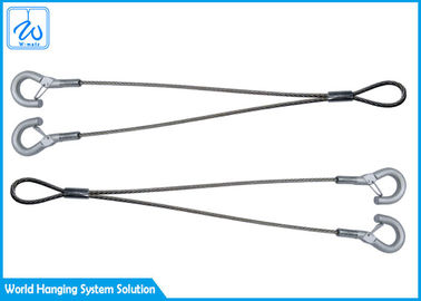 7*19 galvanizó el cable inoxidable de la cuerda de alambre de acero 304 para el acollador de la seguridad