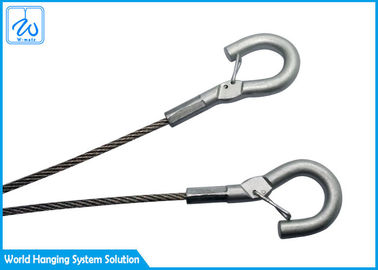 Gancho práctico de la cuerda de alambre de la forma del acollador Y de la herramienta por el lazo de la cuerda de alambre de acero de Sstainless