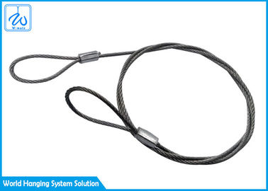 Lazo de la cuerda de alambre de los extremos de cable de la herramienta del acollador de la seguridad para los sistemas de suspensión del alambre