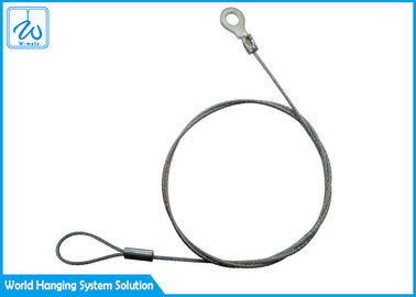 El cable de acero inoxidable lanza la iluminación con una honda de los accesorios que cuelgan la cuerda de alambre 1x19 del alambre 4m m