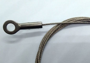 El acero galvanizado telegrafía Irwc 6 x cuerda de alambre 19 para la honda flamenca prefabricada del alambre del ojo
