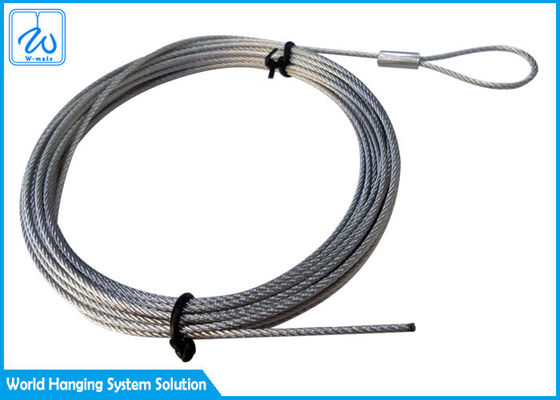 Cordón de la seguridad con la honda inoxidable del cable del acero de la cuerda de alambre de acero del atenuador 7x7 1.5m m