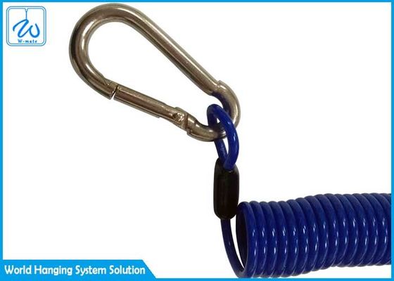 Cubierta de Lanyard Retractable Wire Inside Tup de la bobina de la seguridad de poste de la herramienta de la pesca de los acolladores
