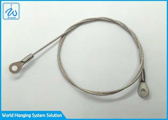 El nilón cubrió la cuerda de alambre de acero inoxidable 2.5m m para los sistemas de suspensión