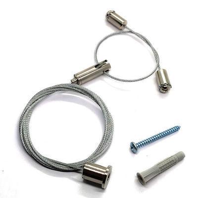 Cuerda de alambre de acero acústica de la suspensión de Kit Acoustic Attach Gripper Cable de la suspensión del techo para la honda