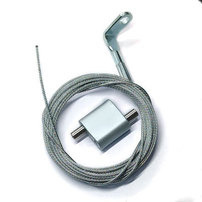 Agarrador de colocación bidireccional de aluminio para el LED que enciende el sistema de la ejecución del cable