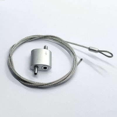 Suspensión de colocación Kit For Lighting del alambre del agarrador de la aleación del cinc de la pintura del níquel