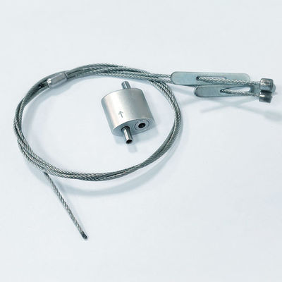 honda de acero del cable de la cuerda de alambre 7x7 con los agarradores de colocación para el sistema de suspensión