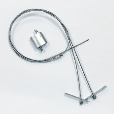Colocaciones colgantes de la luz de Kit Steel Wire Cable Gripper de la suspensión del estilo de Y