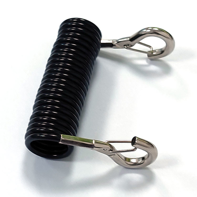 Acollador en espiral de la herramienta del amortiguador auxiliar de Tpu de la primavera retractable de alta calidad de la correa