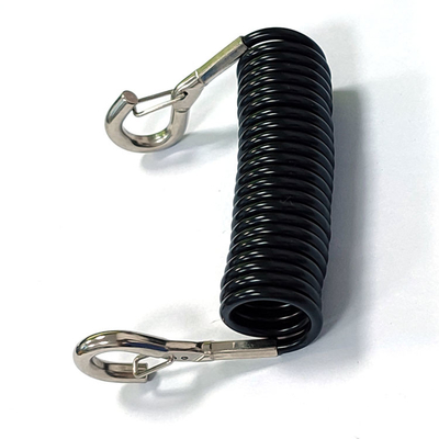 Acollador en espiral de la herramienta del amortiguador auxiliar de Tpu de la primavera retractable de alta calidad de la correa