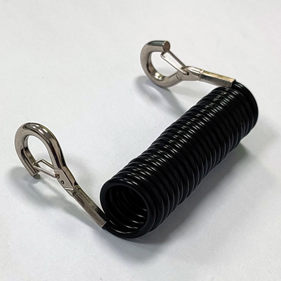 Acollador en espiral de la herramienta del amortiguador auxiliar de Tpu de la primavera retractable de alta calidad de la correa