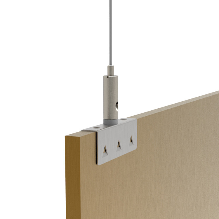 Instalación de cables para el soporte de paredes y techos Dispositivo de deflector de tornillo anclaje acústico colgador de techo